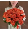 Букет из оранжевых роз «Лаконичность» 3