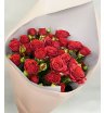 Букет с кустовой розой «Песня о любви» 1