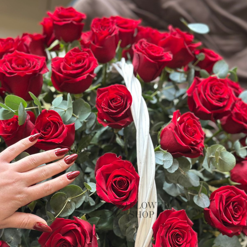 Букет с кустовой розой &laquo;Песня о любви&raquo; 1