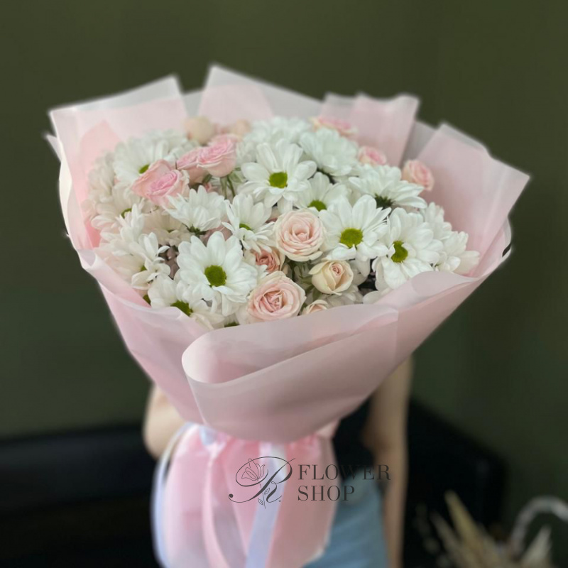 Сборный букет «Трепетная любовь»