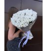Букет белых хризантем «Снежная метель»