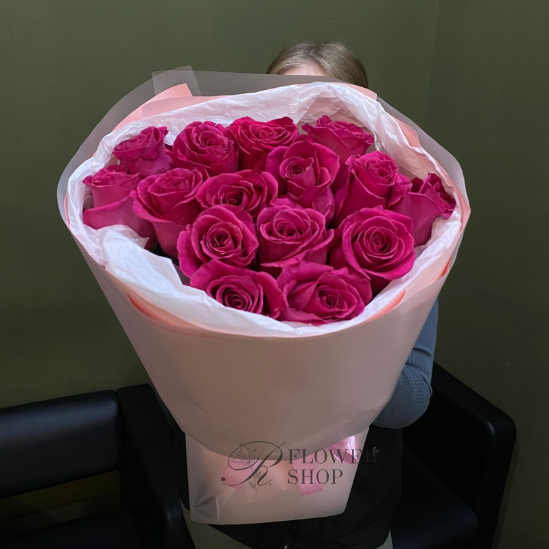 Монобукет с хризантемами «Белые поля»