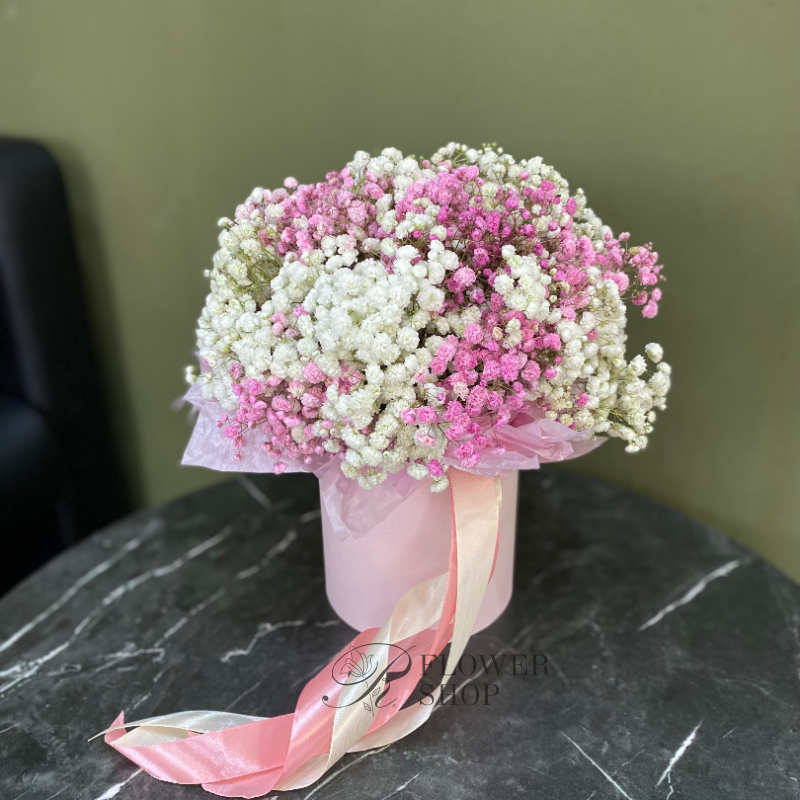 Цветы в коробке «Летний рассвет»