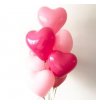Связка шаров «Сердца микс»